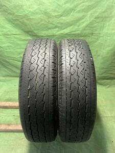 185R14 LT 8PR BRIDGESTONE V600 2本タイヤ　2021年製 送料無料