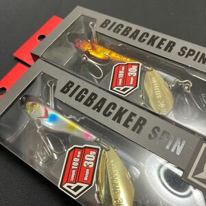 未使用品 2個セット ビッグバッカースピン 30g BIGBACKER SPIN ジャッカル JACKALL 【定形外送料300円】407209