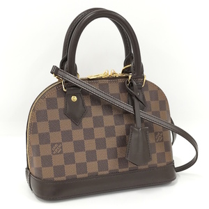 LOUIS VUITTON アルマBB 2WAY ショルダーバッグ ダミエ エベヌ N41221