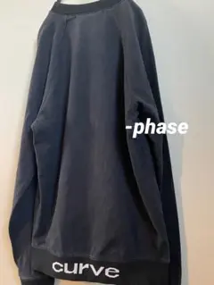 -phase バーフェイズ　日本製　ヘビーコットンプルオーバー　curve