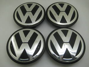 R0000 VW フォルクスワーゲン純正アルミホイール用センターキャップ4個 3B7 601 171