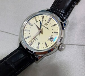 SBGM221 セイコー Grand SEIKO GS グランドセイコー GMT 大谷翔平 レザーバンド 自動巻き 腕時計