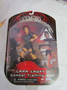 【玩具】LARA CROFT in Combat Training Gear　TOMB RAIDER　Playmates　アンジェリーナ・ジョリー　フィギュア　人形　ジャンク