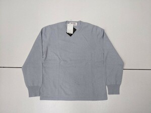 2．未使用 カシミヤ100& タグ付き マリサ クリスティーナ Marisa Christina Cashmere カシミア ニットセーター レディースL グレー系 x204