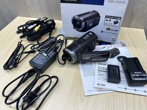 【美品】SONY ソニー HANDYCAM ハンディカム HDR-CX370V デジタル ビデオ カメラ フルハイビジョン 64GB内蔵 バッテリー・充電器