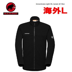 MAMMUT マムート イノミナータライトミッドレイヤージャケット AF ブラック 海外L　1014-04350　メンズ　フリースジャケット　アウトドア