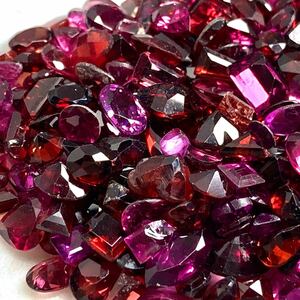 1円〜!!☆天然ガーネットおまとめ150ct☆n 約30g ルース 裸石 宝石 ジュエリー garnet ロードライトガーネット jewelry 柘榴石 w5A66