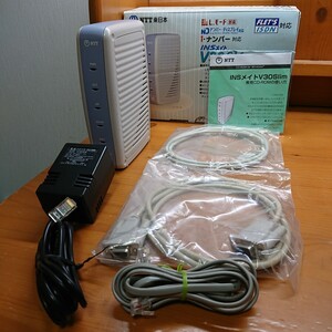 ☆動作確認済☆箱、付属品付き☆ NTT INSメイト V30slim「P」ターミナルアダプタ TA ISDN