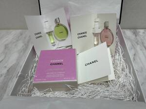 A4068 CHANEL CHANCE シャネル チャンス オー フレッシュ サヴォン 40g 4コ 未使用 箱付き 試供品 香水 付き 