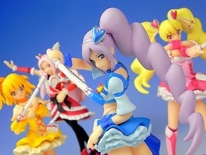 特典付き プリティフィギュア プリキュアート フレッシュプリキュア 全4種セット キュアピーチ ベリー パイン パッション 送料500円 箱付