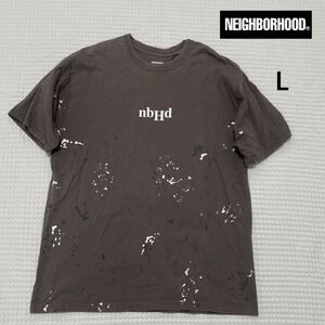 ネイバーフッド tシャツ Lサイズ　グレー　半袖Tシャツ