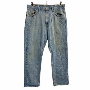 Wrangler デニムパンツ W36 ラングラー ビッグサイズ ライトブルー コットン 古着卸 アメリカ仕入 2312-408