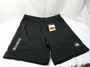 未使用保管品■THE NORTH FACE/ノースフェイス トムス 半パン ハーフパンツ 裏起毛 メンズ ブラック NF0A4AAG スゥエット タグ付き