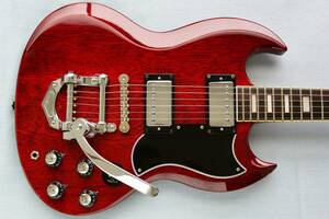 Aria Pro II SL500D Mod. Bigsby ビグズビー系・トレモロ アリア 81年 SGタイプ Mick Talor 整備&クリーニング済み #24 E02-06