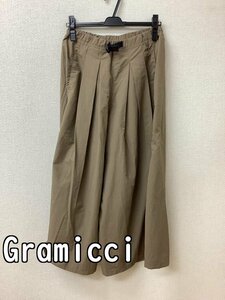 グラミチ (Gramicci) モカ茶ワイドパンツ ウエストゴム サイズM