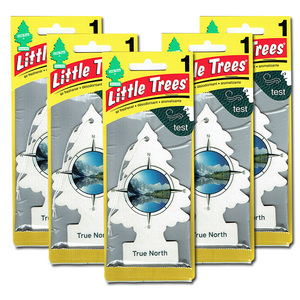 リトルツリー トゥルー ノース 5枚セット Little Trees 芳香剤 車 部屋 吊り下げ USA エアフレッシュナー【メール便 送料無料】