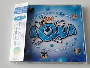 【キリン生茶CM】カートゥーン・ヒーローズ〜THE BEST OF AQUA 日本編集ベスト 帯付CD UICY1101 初CD化REMIX,PVエンハンスト映像収録,