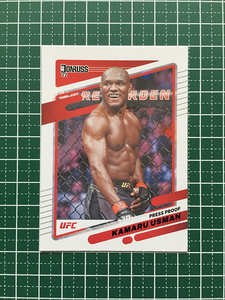 ★PANINI 2022 UFC DONRUSS #72 KAMARU USMAN［WELTERWEIGHT］ベースカード「BASE」PRESS PROOF PURPLE パラレル版★