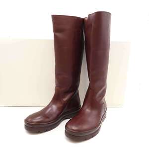 THE ROW ザ ロウ BILLIE BOOT ロングブーツ レッドブラウン 37.5 ITCFLO0BX4AZ