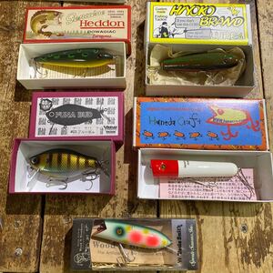 91 ルアー HEDDON / HIYOKO BRAND / YABAI BRAND / HANEDA CRAFT / SPORTS SAURUS INC 5個セット [20231111]