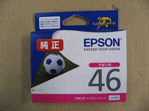 【使用推奨期限 2023.07】 EPSON エプソン 純正インクカートリッジ サッカーボール ビジネスインクジェット マゼンタ ICM46 Colorio