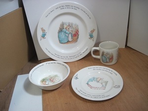 WEDGWOOD ピーターラビット　皿、マグカップ　 QY^so17