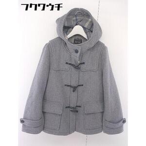 ◇ HusHusH ハッシュアッシュ 長袖 ダッフルコート サイズ3/L グレー レディース