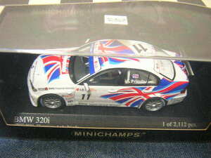 1/43　MINICHAMPS　2004年ETCCチャンピオン　チームUK　BMW320i#11 A・プリオール