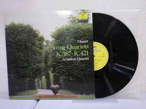 LP レコード Amadeus String Quartet アマデウス弦楽四重奏団 MOZART モーツァルト 弦楽四重奏曲 第14番 ト長調 K 387 他 【E-】 D14824T