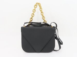 ☆◇【BOTTEGA VENETA ボッテガ・ヴェネタ】マウントスモール 2WAYチェーンショルダーバッグ 667399V12JO ブラック