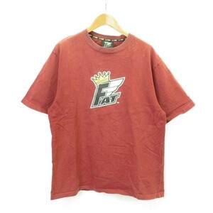 ビッグサイズ FAT FATEE ロゴ ヘビーウェイト Tシャツ sizeXXL/0103