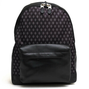 COACH コーチ リュック F11271 Charles Backpack With Diamond Foulard チャールズ バックパック ダイヤモンド フーラード 一部牛革 ダイ