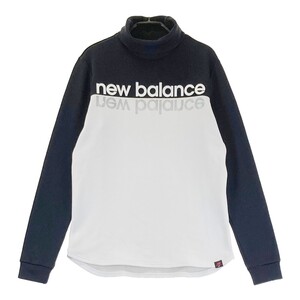 【1円】NEW BALANCE ニューバランス タートルネック 長袖トレーナー スウェット ネイビー系 1 [240101288797]