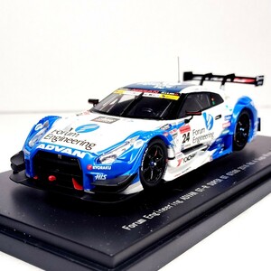 ケース付 1/43 エブロ 日産 GTR R35 GT-R スーパーGT GT500 Super GT フォーラム ADVAN アドバン 2016 #24 佐々木大樹 柳田真孝 1円 090514