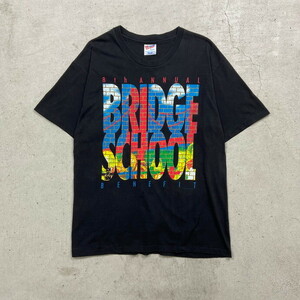 90年代 BRIDGE SCHOOL BENEFIT フェス イベント バンドTシャツ バンT メンズL