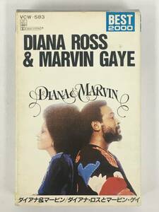 ■□T976 DIANA ROSS & MARVIN GAYE ダイアナ・ロスとマービン・ゲイ DIANA & MARVIN ダイアナ&マービン カセットテープ□■