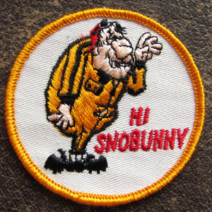 【ワッペン】新品 ビンテージ 1970年代 Hi Snobunny USA アメリカ デッドストック ワークウェア 古着 レア 1960s 70s