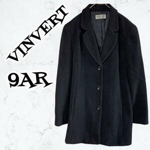 VINVERT バンベール ジャケット 9AR ブラック アンゴラ フォーマル