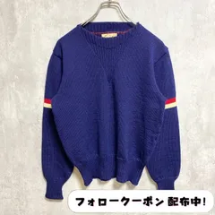 古着 used　Jantzen ジャンセン　50s　USA製　ヴィンテージ　長袖Vガゼットニット　セーター　青　ブルー　秋冬服