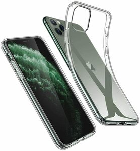 iPhone 11 Pro用ケース クリア 透明 tpu シリコン スリム 薄型 ソフト スマホケース 耐衝撃 黄変防止 一体型 人気 携帯カバー