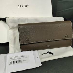 060404　262641　CELINE　セリーヌ　 長財布　ベージュ系カラー　レディースファッション小物　ウオレット　財布　服飾雑貨　箱付き