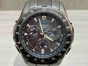 CASIO OCEANUS OCW-M800TBJ-1AJF 電波ソーラー ケースサイズ 3.7cm ベルト長さ 18cm 全体的にキズあり