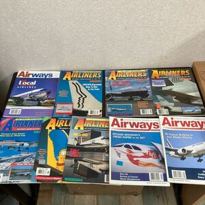 洋書　飛行機　機内誌？　9冊　まとめ　売り　airways,airliners 