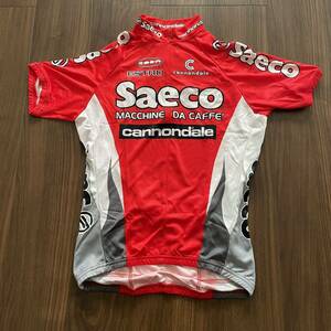 ☆未使用☆Cannondale キャノンデール☆Saeco☆半袖☆サイクルジャージ☆Mサイズ☆①