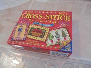 Easy Cross Stitch クロスステッチ　カレンダー　2008　図案集　BOX入り　DMC
