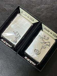 zippo 東京リベンジャーズ タトゥーメタル 2点 立体メタル 希少モデル 2021年製 2022年製 ドラケン シルバー ケース 保証書付き 