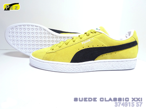 ■PUMA■ スウェード クラシック XXI (27.5cm) ■YLW/BLK■374915 57