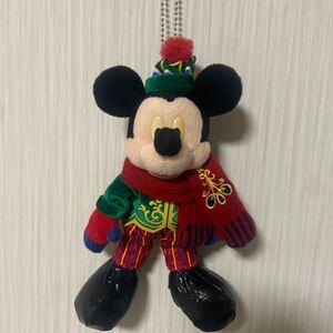 TDS クリスマスウィッシュ 2010 ミッキー ぬいぐるみバッジ　ぬいば　