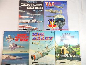 東▲Nwd138/Squadron Signal Products 資料集 雑誌 5冊 ミリタリー 戦闘機 洋書 航空機 MIG ALLEY/SOVIET AIRCRAFT/USAF/TAC 他/1円～