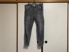 ZARA MAN ザラ バイカー デニム 36 ジーンズ グレー